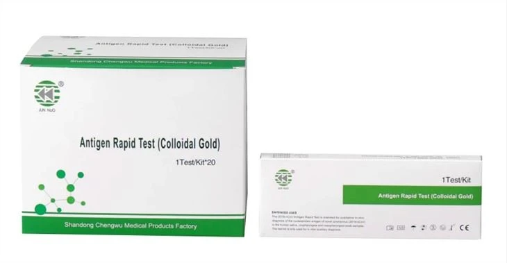 Pecyn Prawf Cyflym Antigen Gyda Swabs wedi