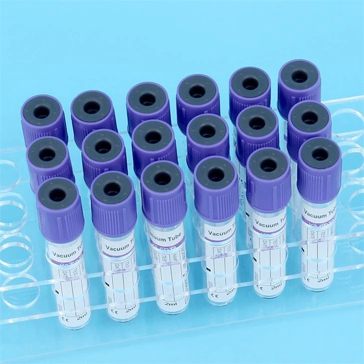 EDTAK2/K3 Tiwb Casglu Gwaed Vacutainer