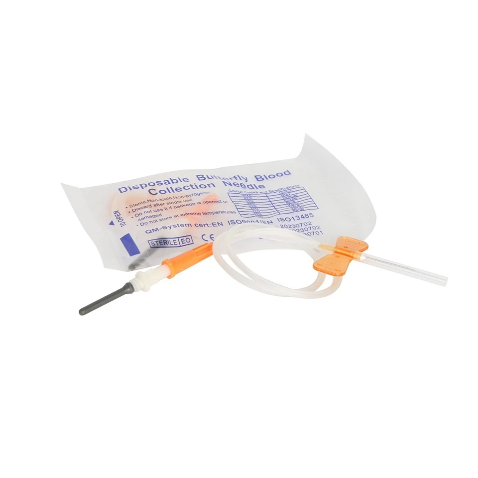 Butterfly 20G-23G Stainless Steel Blood Collection Needles PVC ABS factory