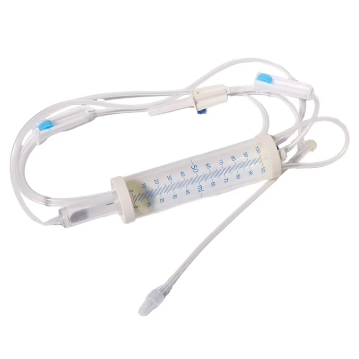 Setiau trwyth burette di -haint tafladwy